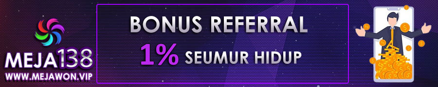 bonus referral 1% seumur hidup